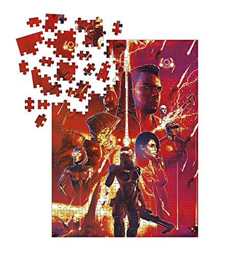 Dark Horse Masseneffekt-Puzzle: Legenden (1000 Teile, Karton, Jigsaw, Photorealistisch, Puzzle, 1 Set, 1000 Teile, 1000 Stück, 1 Packung, 3 Jahre und älter) von Dark Horse