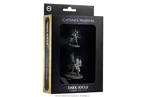 Dark Souls The Role Playing Game: Captains & Warriors Miniaturen & Statistikkarten DND, RPG, D&D, Dungeons & Dragons 5E kompatibel von Steamforged Games