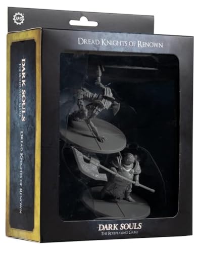 Dark Souls The Role Playing Game: Dread Knights of Renown Miniaturen & Statistikkarten DND, RPG, D&D, Dungeons & Dragons, kompatibel mit 5E von Steamforged Games
