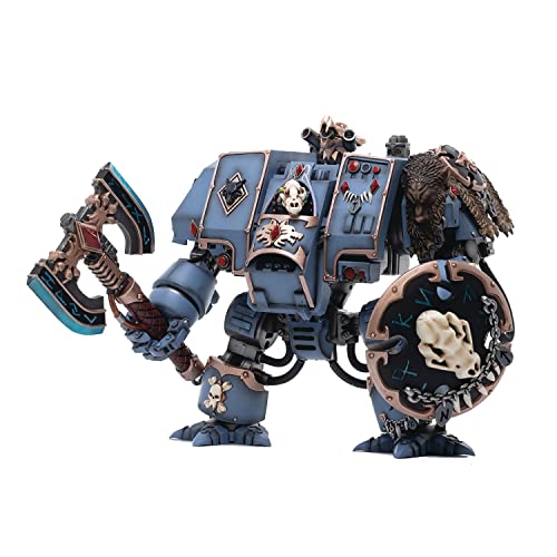 JoyToy Dark Source Trading Warhammer 40.000 - Space Wolves Ehrwürdiger Dreadnought Brother HVOR 1/18 Figur von JoyToy