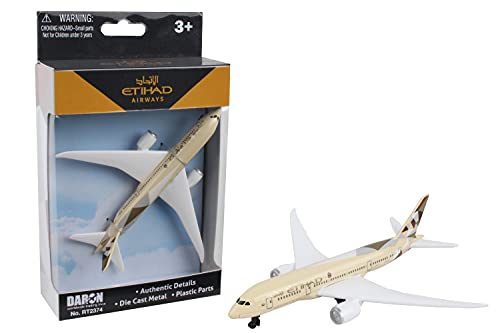 Herpa Single Airplane Etihad Airways, Kleiner Maßstab, Flugzeug Modell, Sammeln, Spielen, Spielzeug Miniaturmodell aus Kunststoff - für Kinder ab 3 Jahren! Herpa Single Airplane Etihad Airways, Kleiner Maßstab, Flugzeug Modell, Sammeln, Spielen, Spielzeug Miniaturmodell aus Kunststoff - für Kinder ab 3 Jahren! von Daron