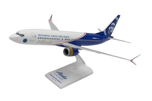 Daron SkyMarks Alaska 737 Max8 "Honoring Those Who Serve" 1/130 Spritzgegossenes Kunststoff-Sammelflugzeug, ab 14 Jahren Daron SkyMarks Alaska 737 Max8 "Honoring Those Who Serve" 1/130 Spritzgegossenes Kunststoff-Sammelflugzeug, ab 14 Jahren von Daron