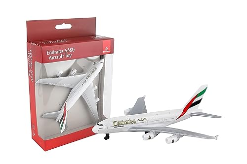 herpa 86RT-9904 – Single Airplane Emirates, Boeing A380, Flugzeug Modell, Flieger, Miniaturmodelle, Kleinmodell, Sammeln, Spielen, Detailgetreu, Metall, Kunststoff, Mehrfarbig - Maßstab 1:500 von Daron