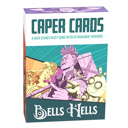 Critical Role: Caper Cards: Bells Hells - Ein High-Stakes Heist Spiel mit extravaganten Belohnungen, Blackjack-ähnliches Kartenspiel mit Twists, ab 12 Jahren, 1-4 Spieler Critical Role: Caper Cards: Bells Hells - Ein High-Stakes Heist Spiel mit extravaganten Belohnungen, Blackjack-ähnliches Kartenspiel mit Twists, ab 12 Jahren, 1-4 Spieler von Darrington Press