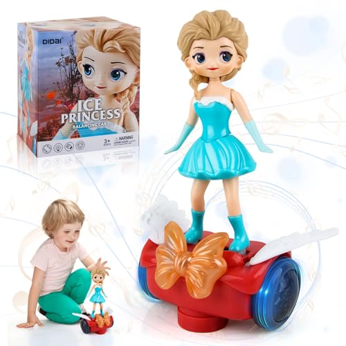 Darryy Auto Spielzeug, Angesagtes Spielzeugauto für Kinder 3-9 Jahre, Spielzeugauto mit Lichtern und Geräuschen,Spielzeug ab 3-9 Jahre Junge Mädchen (Prinzessin) von Darryy