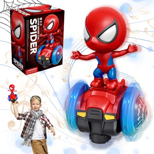 Darryy Spider Stunt Spielzeugauto, Auto Spielzeug, Angesagtes Spielzeug für Kinder 3-9 Jahre, Spielzeugauto mit Lichtern und Geräuschen,Spielzeug ab 3-9 Jahre Junge Mädchen Darryy Spider Stunt Spielzeugauto, Auto Spielzeug, Angesagtes Spielzeug für Kinder 3-9 Jahre, Spielzeugauto mit Lichtern und Geräuschen,Spielzeug ab 3-9 Jahre Junge Mädchen von Darryy