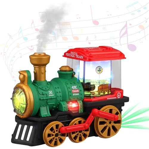 Darryy Elektrischer Sprühzug für Kinder, Zug Spielzeug, Spielzeugeisenbahn für Kinder 3-9 Jahre, Sprühzug mit Lichtern und Geräuschen,Spielzeug ab 3-9 Jahre Junge Mädchen Darryy Elektrischer Sprühzug für Kinder, Zug Spielzeug, Spielzeugeisenbahn für Kinder 3-9 Jahre, Sprühzug mit Lichtern und Geräuschen,Spielzeug ab 3-9 Jahre Junge Mädchen von Darryy