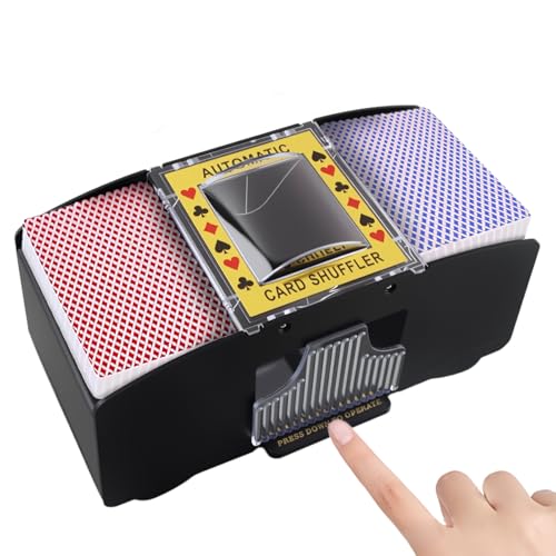 Darryy Kartenmischer, Automatischer Elektrischer Mischer, Party-Brettspiele, Eltern-Kind-Brettspiele, Mischen mit Einem klick Darryy Kartenmischer, Automatischer Elektrischer Mischer, Party-Brettspiele, Eltern-Kind-Brettspiele, Mischen mit Einem klick von Darryy