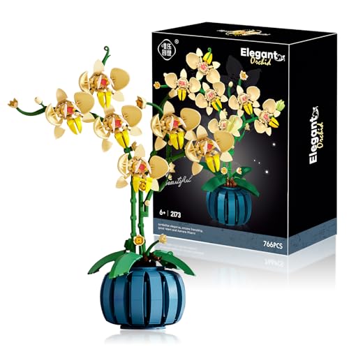 Darryy Orchideen-Bausteine, Blumen Bausteine Set (B) von Darryy