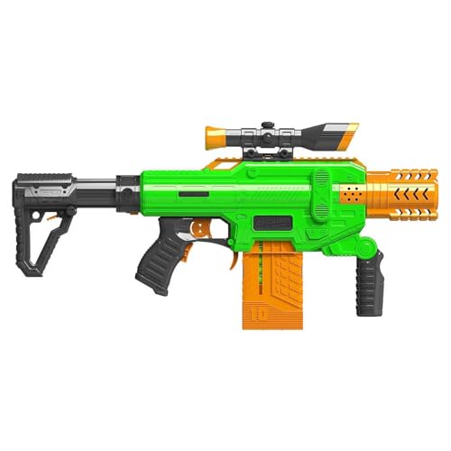 Dart Zone Spectrum Motorized Clip-Fed Blaster - Green Edition - inkl. 10 Darts von Dart Zone