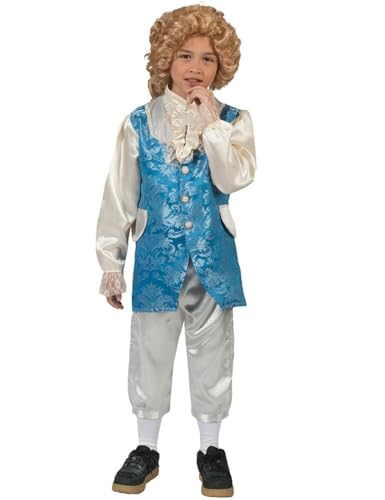 Barock Kostüm "Johannes" mit Weste für Jungen - Hellblau | Kinderkostüm Graf Prinz Theater Mottoparty Historische Feste Maskenball Rokoko Faschingsverkleidung Größe 116 Barock Kostüm "Johannes" mit Weste für Jungen - Hellblau | Kinderkostüm Graf Prinz Theater Mottoparty Historische Feste Maskenball Rokoko Faschingsverkleidung Größe 116 von Das Kostümland