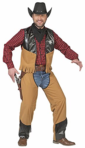 Cowboy Austin Kostüm für Herren Gr. 56 58 von Das Kostümland