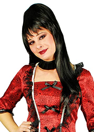 Damen Langhaar Perücke Lilith Schwarz Hexe Gothik Mittelalter Wahrsagerin Vampir Damen Langhaar Perücke Lilith Schwarz Hexe Gothik Mittelalter Wahrsagerin Vampir von Das Kostümland