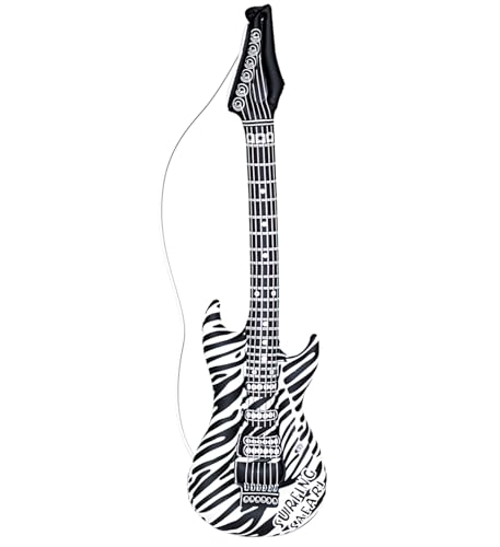 Das Kostümland Aufblasbare Zebra Gitarre - 105 cm Das Kostümland Aufblasbare Zebra Gitarre - 105 cm von Das Kostümland