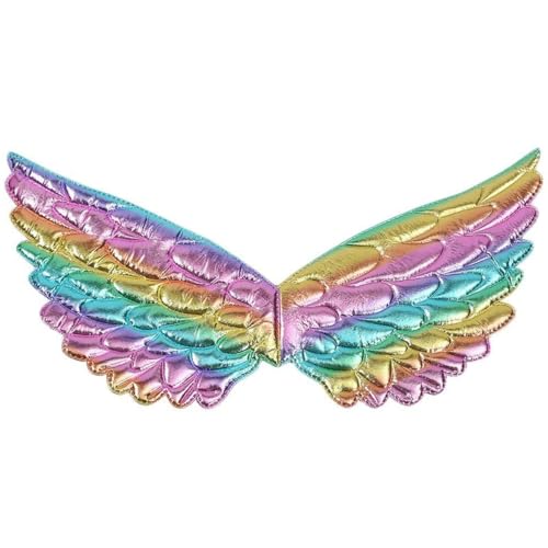 Das Kostümland Bunte Pastell Engelsflügel Aurelia - 22 x 43 cm | Zubehör Einhornkostüm Das Kostümland Bunte Pastell Engelsflügel Aurelia - 22 x 43 cm | Zubehör Einhornkostüm von Das Kostümland