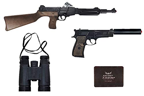 Gonher 239/6 Geheimagenten Agent Set - 4-TLG. - Spiel-Set Police Special Force FBI Spielzeugwaffen Gonher 239/6 Geheimagenten Agent Set - 4-TLG. - Spiel-Set Police Special Force FBI Spielzeugwaffen von Das Kostümland