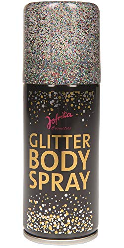 Das Kostümland Jofrika - Glitter Body Spray - Regenbogen - Glitzernde Farbe Gesicht Körper Akzente Kostüm Schminke Make up Fasching Karneval Das Kostümland Jofrika - Glitter Body Spray - Regenbogen - Glitzernde Farbe Gesicht Körper Akzente Kostüm Schminke Make up Fasching Karneval von Das Kostümland