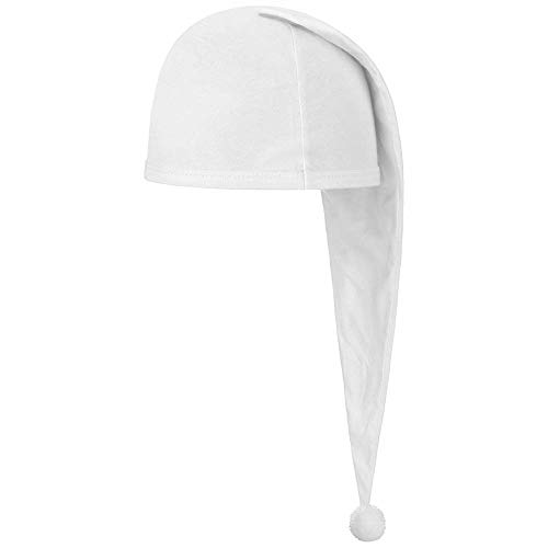 Das Kostümland Maxi Schlafmütze für Erwachsene Weiß von Das Kostümland