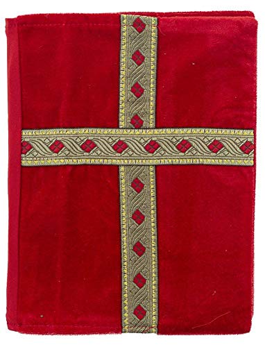 Das Kostümland Sankt Nikolaus Buch Umschlag - Rot/Gold - Heiliger Bischof Weihnachtsmann Cover Samt Goldene Borte Kreuz Das Kostümland Sankt Nikolaus Buch Umschlag - Rot/Gold - Heiliger Bischof Weihnachtsmann Cover Samt Goldene Borte Kreuz von Das Kostümland