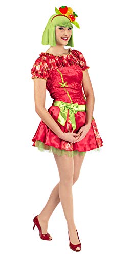 Das Kostümland Süße Erdbeere Kostüm für Damen - Gr. 36 38 von Das Kostümland