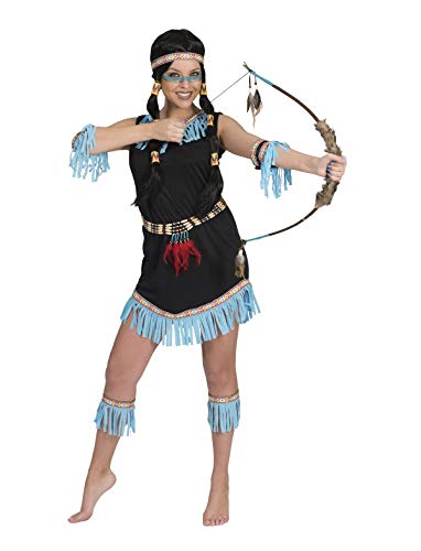 Indianerin Flowing Waters Kostüm für Damen Gr. 44 46 von Das Kostümland