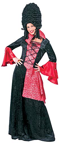 Gräfin Vampirin Kostüm für Damen - Schwarz Rot - Gr. 40/42 von Das Kostümland