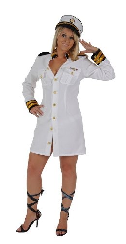 Kapitän Lady Sexy Kostüm Gr. 42 von Das Kostümland