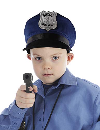 Kinder Special Police Mütze zum Polizisten Kostüm von Das Kostümland