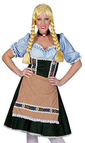 Oktoberfest Dirndl Kostümkleid für Damen - Blau Grün Gr. 44 46 von Das Kostümland