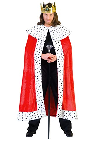 Umhang König Arthur für Erwachsene - 130 cm - Mantel zum Kostüm von Das Kostümland