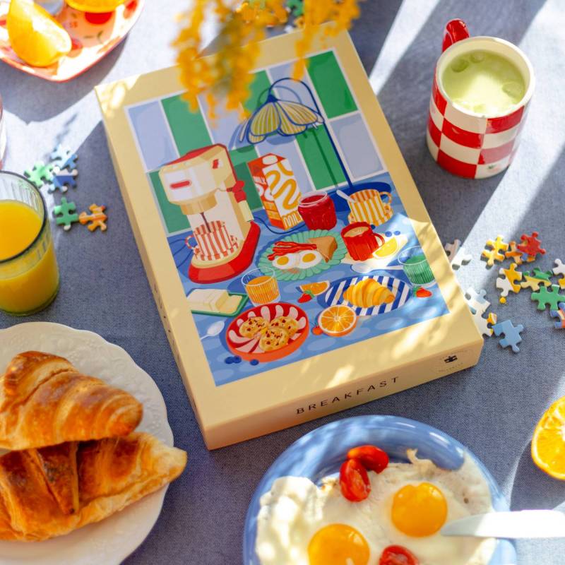 Das Puzzle Kollektiv 1000 Teile - Breakfast - von Das Puzzle Kollektiv