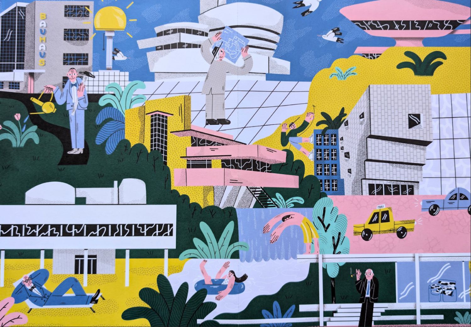 Das Puzzle Kollektiv 500 Teile – Architectural Masterpieces in Pieces - von Das Puzzle Kollektiv