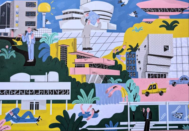 Das Puzzle Kollektiv 500 Teile – Architectural Masterpieces in Pieces - von Das Puzzle Kollektiv