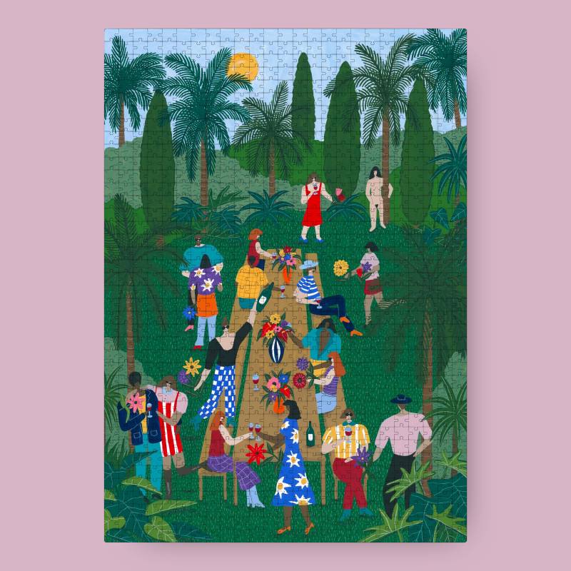Das Puzzle Kollektiv Gartenparty 1000 Teile Puzzle DPK-2027 von Das Puzzle Kollektiv