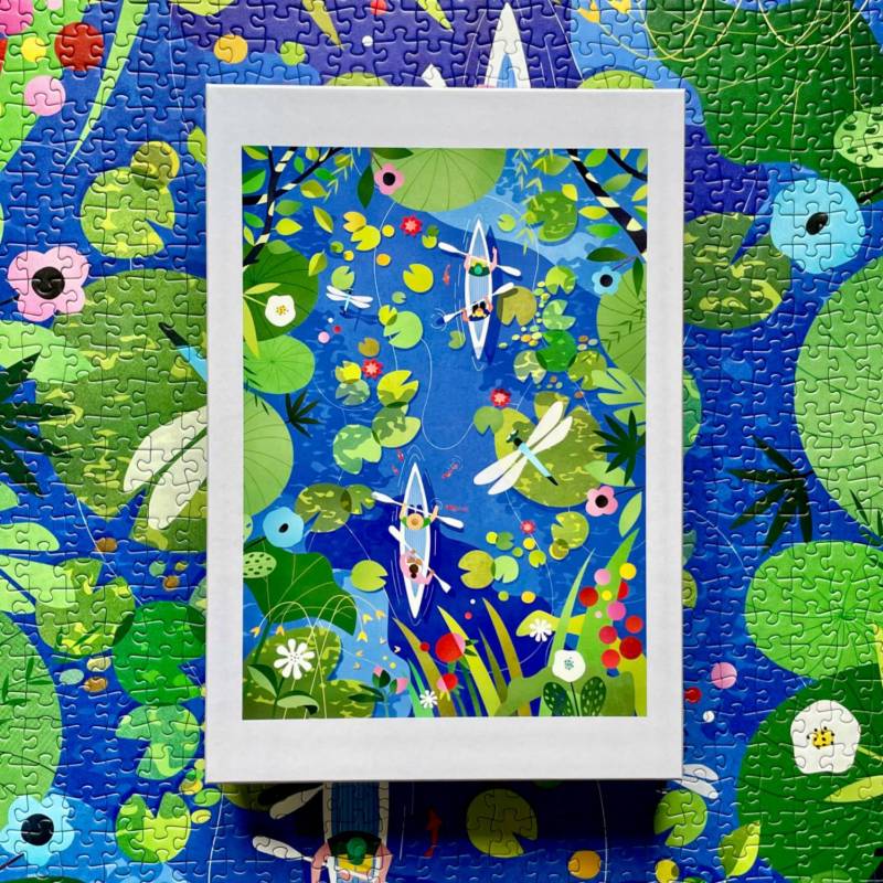 Das Puzzle Kollektiv Puzzle 1000 Teile - Canopy Canoeing - von Das Puzzle Kollektiv