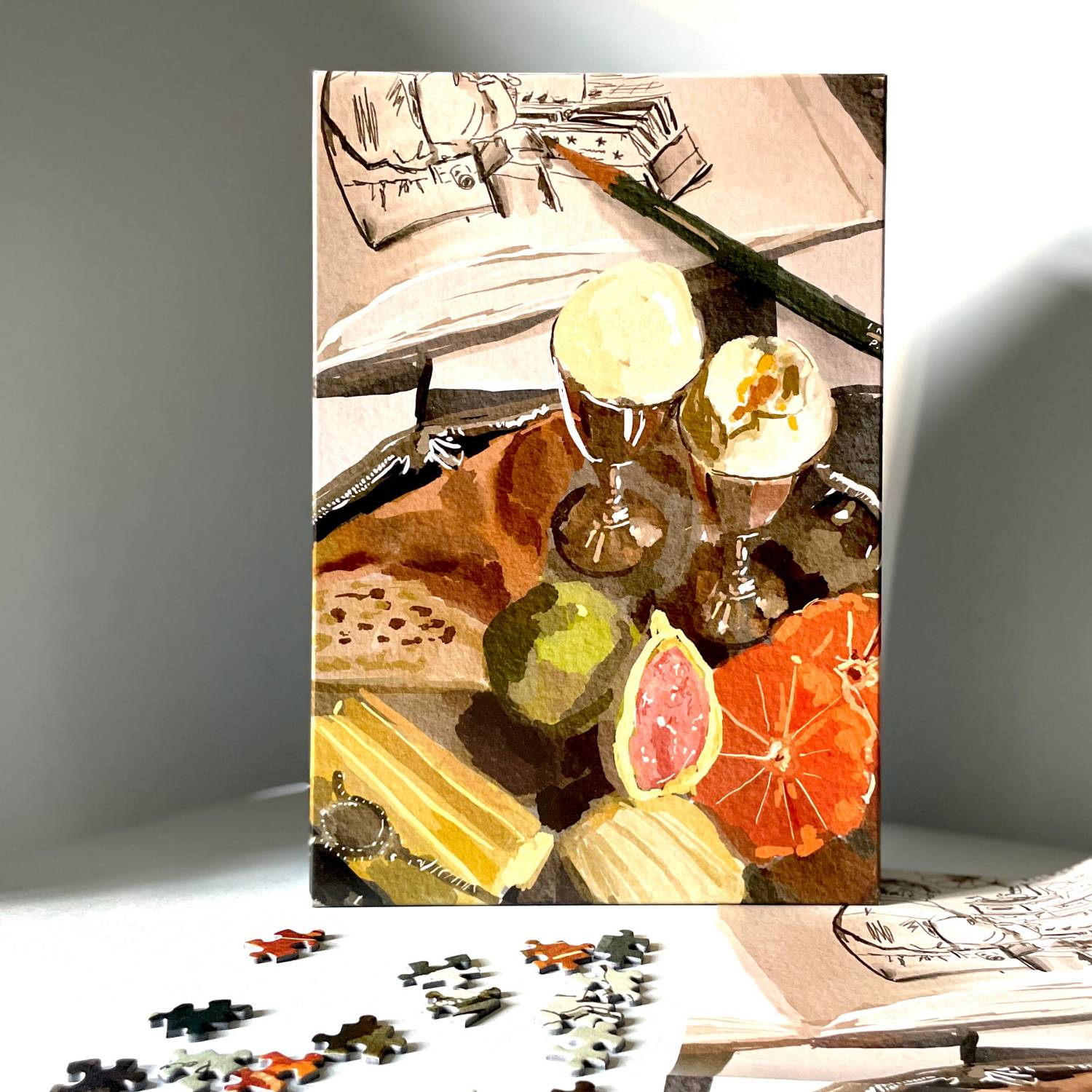 Das Puzzle Kollektiv Puzzle 500 Teile - Petit Déjeuner - von Das Puzzle Kollektiv