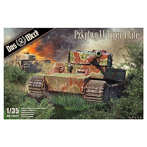 Das Werk 1/35 Sd.Kfz. 181 Pz.Kpfwg.VI Tiger I - late, Militär-Modell, Tank, Spielzeugpanzer, für Erwachsene, Modellbau-Enthusiasten, unisex Das Werk 1/35 Sd.Kfz. 181 Pz.Kpfwg.VI Tiger I - late, Militär-Modell, Tank, Spielzeugpanzer, für Erwachsene, Modellbau-Enthusiasten, unisex von Das Werk