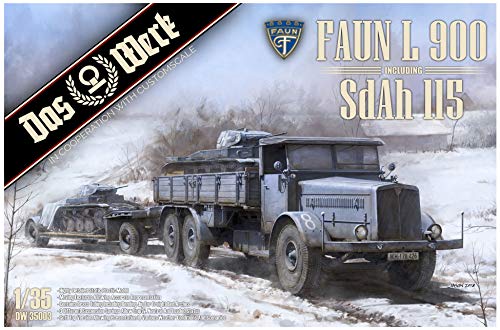 DAS WERK DW35003 1/35 Faun Fahrzeuge L900 incl. SdAnh 115, Mehrfarbig DAS WERK DW35003 1/35 Faun Fahrzeuge L900 incl. SdAnh 115, Mehrfarbig von Das Werk