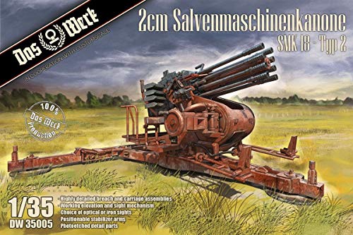 Das Werk DW35005 1/35 2cm Salvenmaschinenkanone SMK Type 2 Das Werk DW35005 1/35 2cm Salvenmaschinenkanone SMK Type 2 von Das Werk