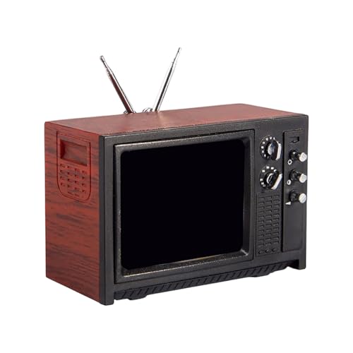 Antike Miniatur Fernseher 1/12 Puppenhaus Szene Display Accessor von Dasbsug