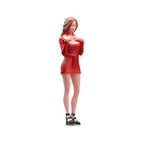 Dasbsug Harze winzige Figuren, präzise, Maßstab 1:64, Miniatur-Personen-Modell für Projekte und Miniatur-Baudekoration, winzige Dekofiguren für Szene von Dasbsug