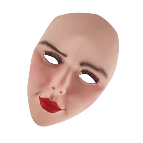 Dasbsug Silikon-Gesicht, Silikon-Textur für Erwachsene, Kostümzubehör, Themenpartys, Cosplays, Event und Feiertage, Festivals, Frauen, halbe Gesichtsabdeckung Dasbsug Silikon-Gesicht, Silikon-Textur für Erwachsene, Kostümzubehör, Themenpartys, Cosplays, Event und Feiertage, Festivals, Frauen, halbe Gesichtsabdeckung von Dasbsug