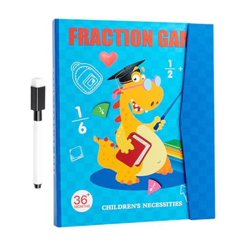 Fraction Tiles & Fraction Circles Learning Puzzle Game Set For Preschool Math Manipulatives Educational Tool Math Teaching Tools For Kids von Dasbsug