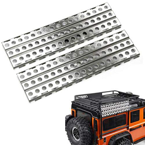Dasing 1 Pair Metal Sand Ladders Board für Axial SCX10-4 D90 1/10 RC Crawler Car Accessories Auto von Dasing