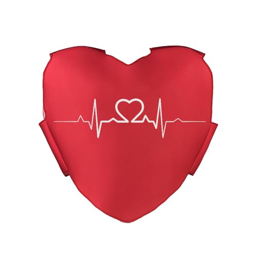 Dasongff 2025 Valentinstagskostüm Herren Damen Valentinstag Herz Kostüm Liebe Herz Brief Cosplay Kittel Hochzeit Party Cosplay Kleidung Cosplay Rotes Liebesherz Oberteile von Dasongff