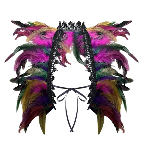 Federn Schwarz Gothic, Maleficent Kostüm Damen, Schwarzer Federumhang, zum Halloween Karneval Masquerade Cosplay Federkragen, Gothic Feder Achselzucken Schalkragen Kostüm Karneval Federumhang Kostüm Federn Schwarz Gothic, Maleficent Kostüm Damen, Schwarzer Federumhang, zum Halloween Karneval Masquerade Cosplay Federkragen, Gothic Feder Achselzucken Schalkragen Kostüm Karneval Federumhang Kostüm von Dasongff