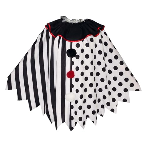 Karneval kostüm Damen Harlekin Poncho für Frauen Zirkus Clown Faschingskostüme Mottoparty für Karneval,Halloween,Fasching,Mottoparty Party Karneval Fastnacht Kleidung 2025 Karneval kostüm Damen Harlekin Poncho für Frauen Zirkus Clown Faschingskostüme Mottoparty für Karneval,Halloween,Fasching,Mottoparty Party Karneval Fastnacht Kleidung 2025 von Dasongff