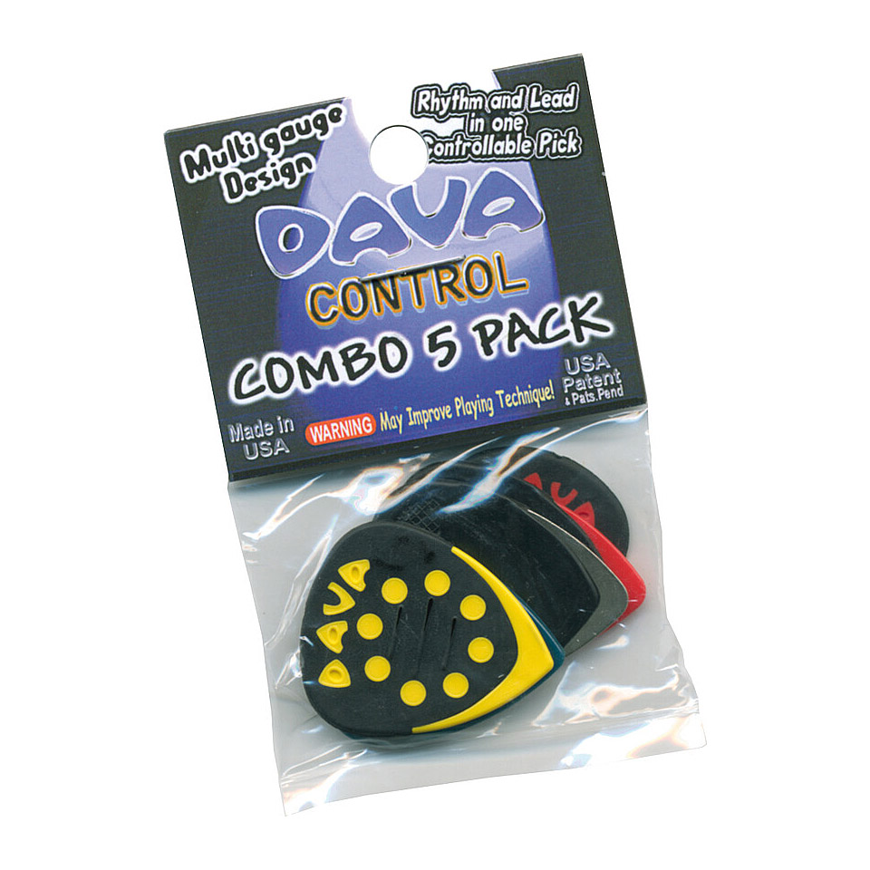 Dava Control Combo 5 Pack Plektrum Dava Control Combo 5 Pack Plektrum von Dava