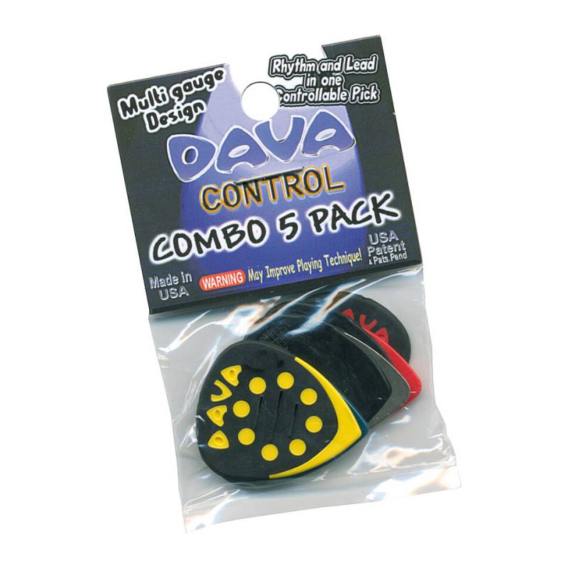 Dava Control Combo 5 Pack Plektrum von Dava