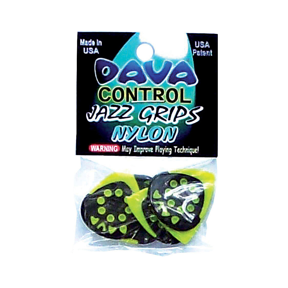 Dava Control Jazz Grips Nylon Pack Plektrum von Dava